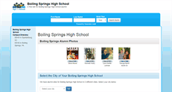 Desktop Screenshot of boilingspringshighschool.net