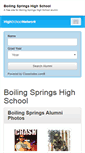 Mobile Screenshot of boilingspringshighschool.net